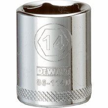 Metric Shallow Socket, 6-Point, 3/8 In. Drive, 19mm - DWMT86314OSP