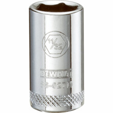 SAE Socket, Shallow, 6-Point, 11/32 In., 1/4 In. Drive - DWMT86027OSP
