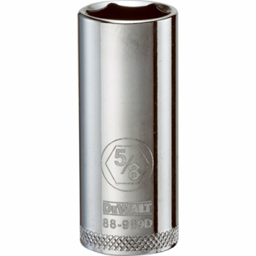 DeWalt SAE Socket, Deep, 6-Point, 5/8-In., 3/8-In. Drive DWMT88989OSP