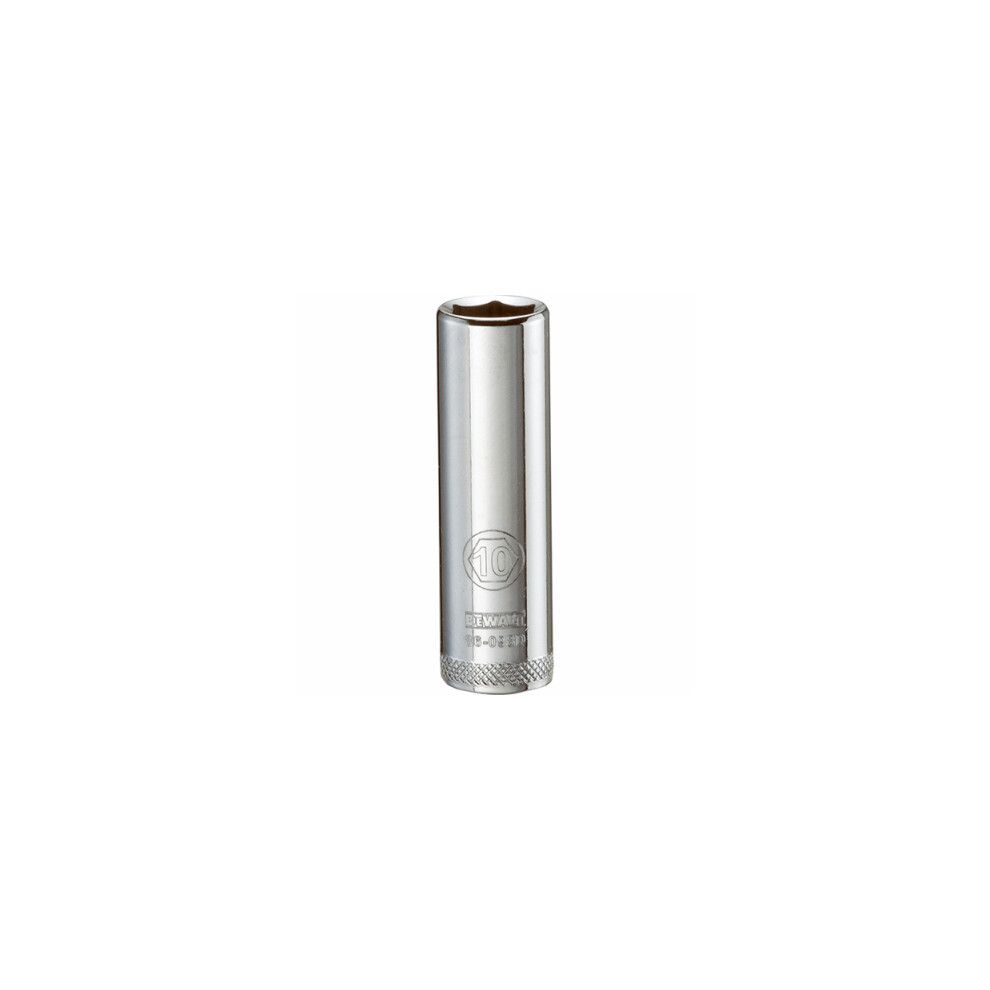 Metric Deep Socket, 6-Point, 1/4-In. Drive, 10mm DWMT86098OSP