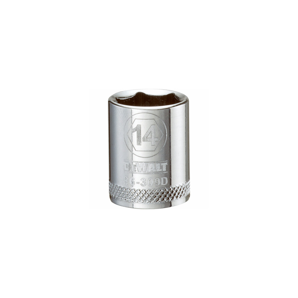 Metric Shallow Socket, 6-Point, 3/8-In. Drive, 14mm DWMT86309OSP