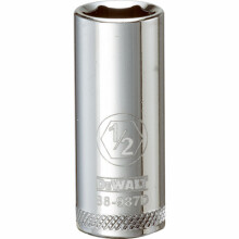 SAE Socket, Deep, 6-Point, 1/2 In., 3/8 In. Drive - DWMT88987OSP