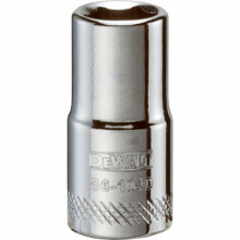 Metric Shallow Socket, 6-Point, 1/4-In. Drive, 7mm DWMT86104OSP
