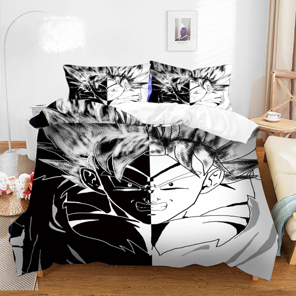 Xcsgsra (Style 16, Double(200X200cm/3Pcs)) Dragon Ball Bedding Single Double Duvet Cover Uk