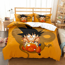 (Style 06, Double(200X200CM/3PCS)) Dragon Ball Bedding Single Double Duvet Cover UK