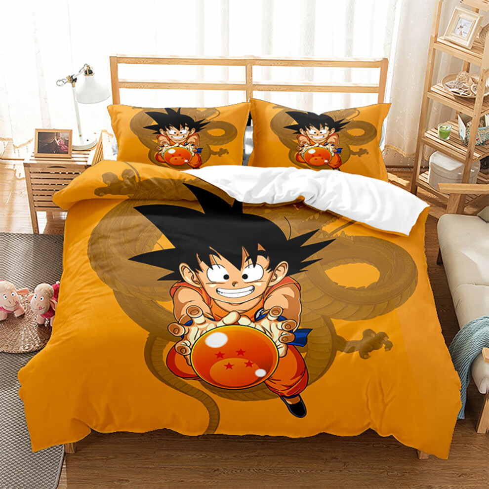 Xcsgsra (Style 06, Double(200X200cm/3Pcs)) Dragon Ball Bedding Single Double Duvet Cover Uk