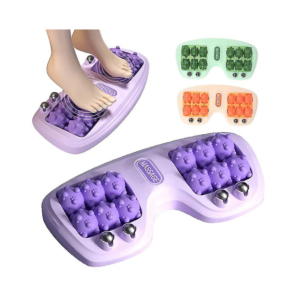 Purple (Purple) Foot Massager Roller, Shiatsu Massage, Feet Reflexology Tool, Foot Pain Plantar Fasciitis Relief Relaxation