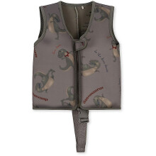 (Grey, 4-6Y) Toddler Swim Vest, Swim Jacket For Kids