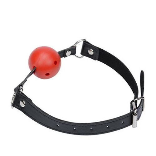 Open Breathable Mouth Ball With Adjustable Straps