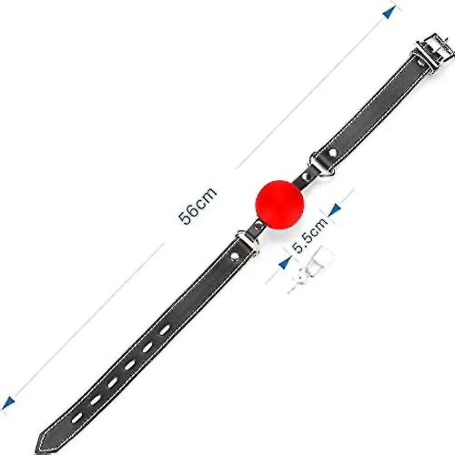 Open Breathable Mouth Ball With Adjustable Straps 2