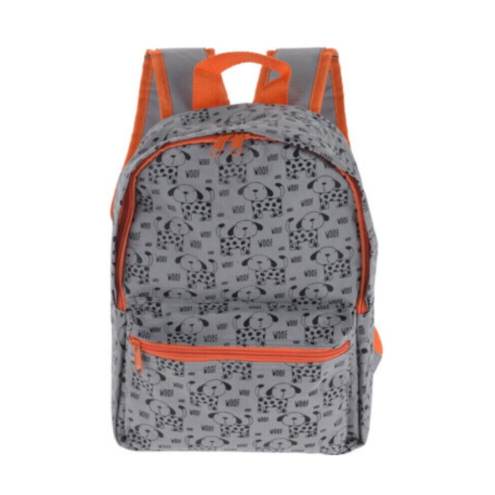 (Dog Woof (Grey)) Kids Backpack Boys Girls School Bag Animal 3D Cartoon Junior Toddlers School Bag-image-OPC-PDQBW8G-NEW