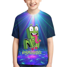 (A, 11-12 Years) Unspeakable 3d Printed Kids Boys Girls Shirts Short Sleeve Graphic T-shirts Tee Round Neck Tops