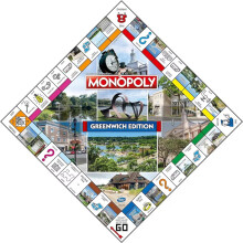 Monopoly Greenwich Monopoly Board Game Edition Family Game for Ages 8+
