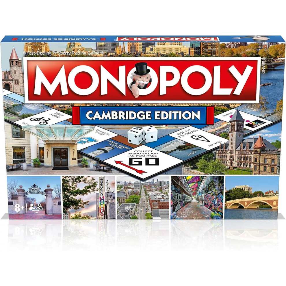 Monopoly Cambridge Monopoly Board Game Edition Family Game for Ages 8+