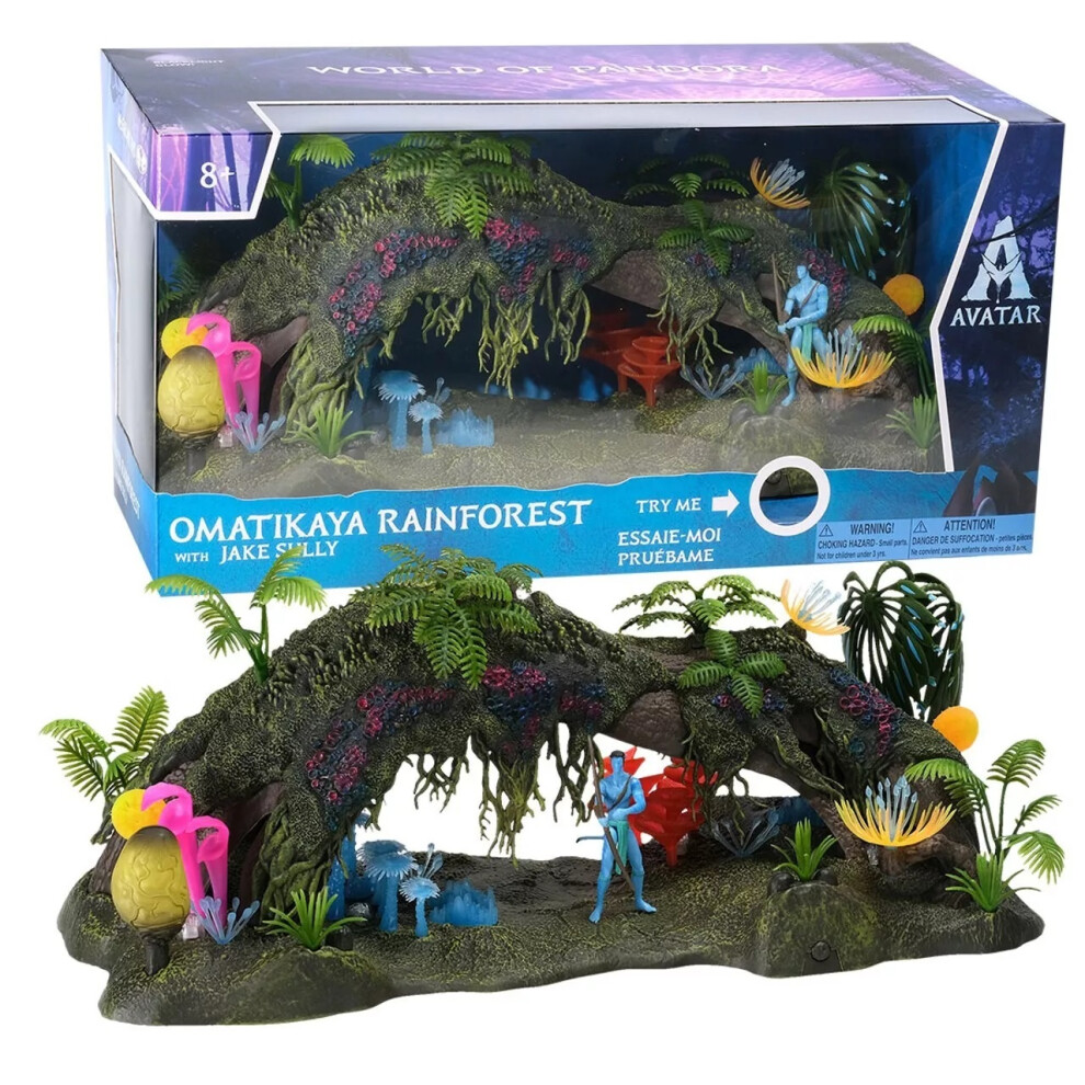 Mcfarlane Toys Omatikaya Rainforest W/Jake Sully Avatar World Of Pandora Figure