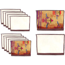 (20pc) CLEAR MAROON SAREE CLOTHES SARI STORAGE BAGS WARDROBE ORGANISER SINGLE BULK SET