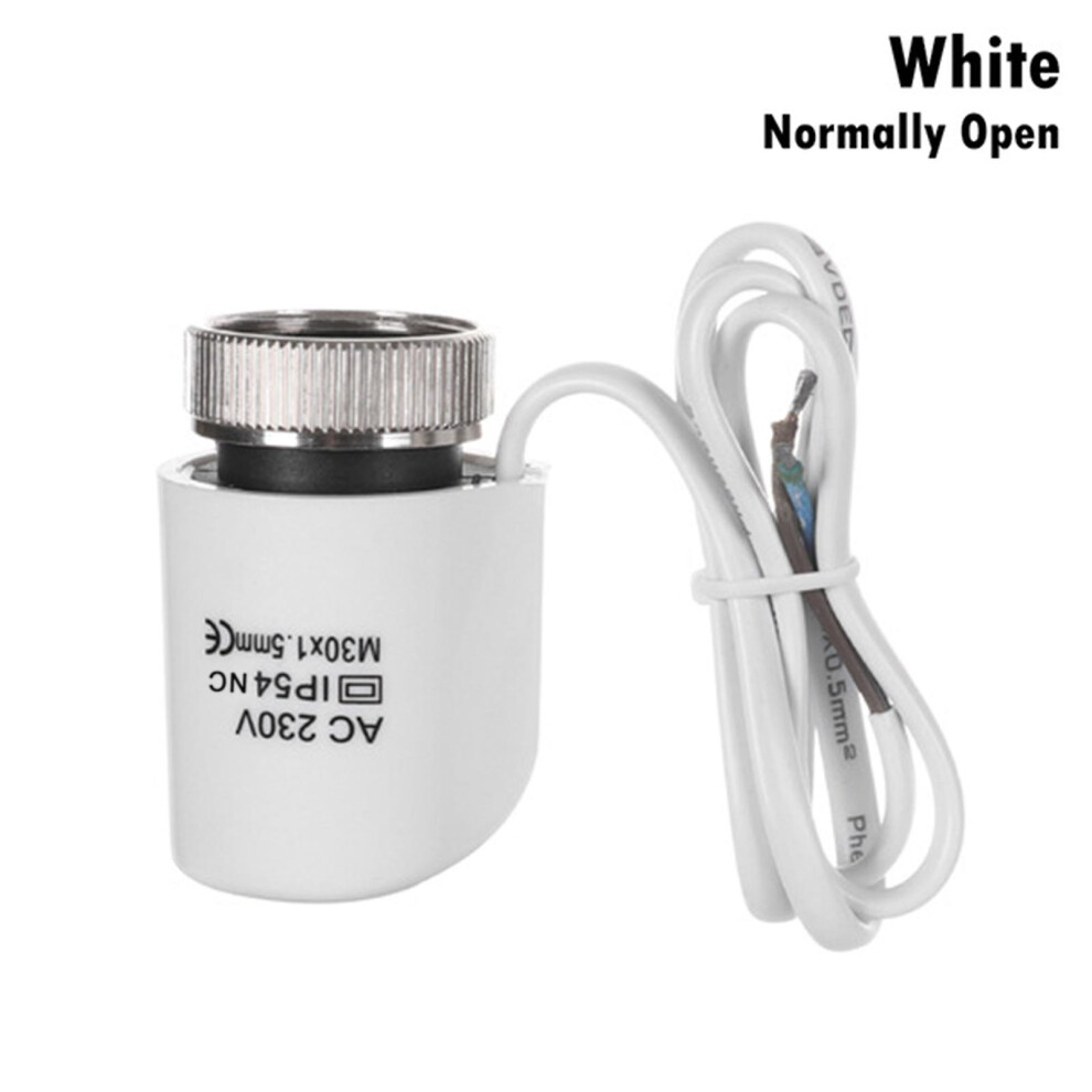 (White, Open) Electric Actuator Electrothermal Valve Manifold Open Close Floor Heating Parts 9033322806532