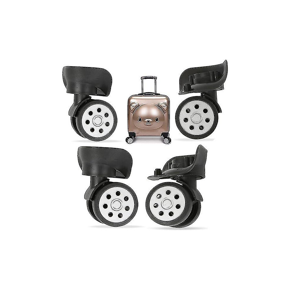 4pcs Suitcase Wheels,replacement Spinner Wheels For Universal Suitcase,swivel Suitcase Wheels Replacement Accessory, For Regular Travel Case,trolley S-image-OPC-PDQCBW8-NEW