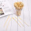 500pcs Bamboo Paddle Skewers Barbecue Bamboo Skewers Cocktail Sticks for Barbeque Kebabs Cocktails 5