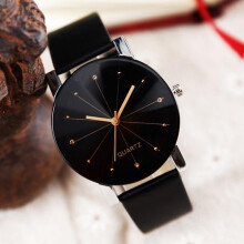 Watches For Women Men Women Leather Strap Line Analog Quartz Ladies Wrist Watches Fashion Watch Womens Watches