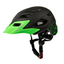 Kids Helmet, Kids Bike Helmet Boys And Girls Bike Helmet With Cool Visor Helmet For 5-14 Years Oldblack