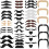 48 Pcs Self-adhesive Mustache Sticking On Adhesive Beard For Party 1