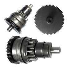 1pcs Gy6 49cc 50cc 139qmb Scooter Moped Motorcycle Atv Starter Motor Clutch Gear