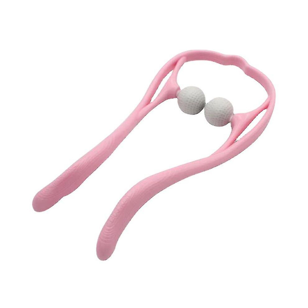 Neck Massager Shiatsu Deep Tissue Dual Trigger Point Shoulder Massager, Ergonomic Handle Design Portable