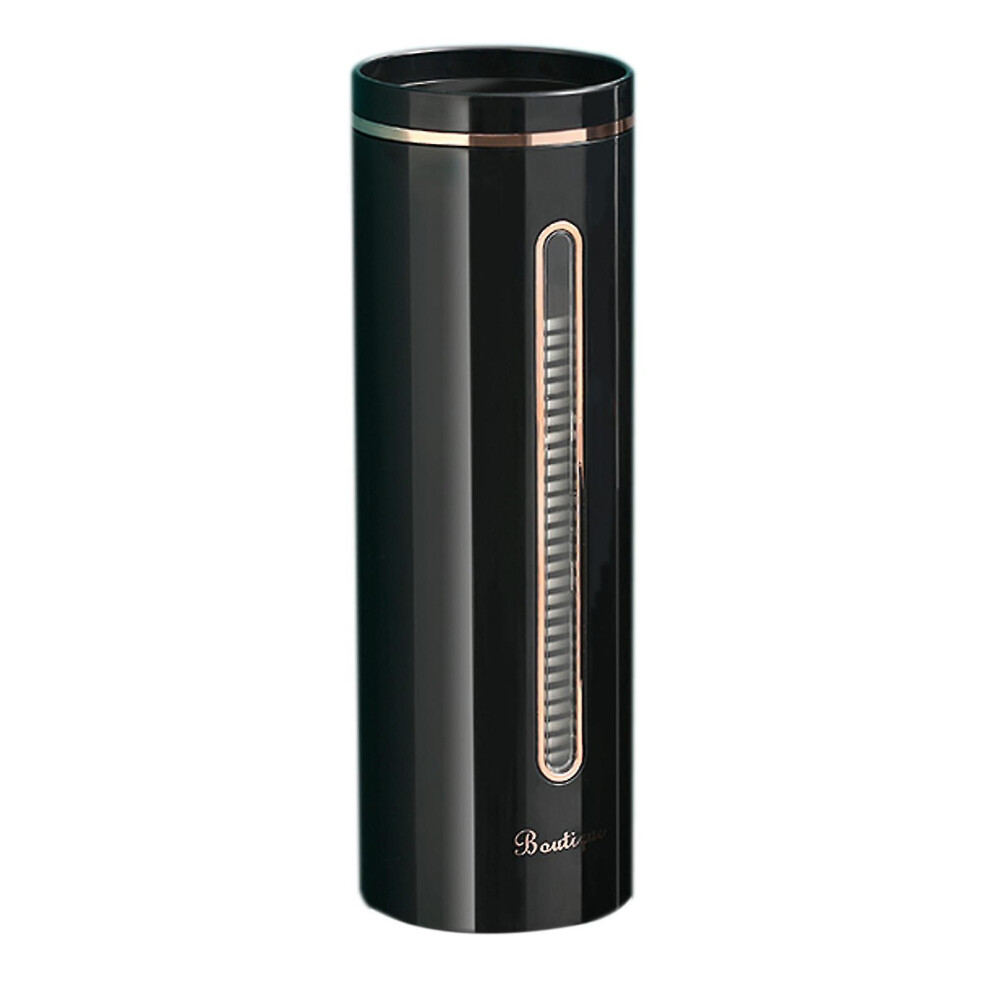 (black) Cup Dispenser, Bathroom Water Cooler Cup Dispenser, Paste Mounted Cup Holder For Home Office-image-OPC-PDQCQVT-NEW