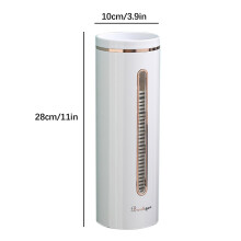 (white) Cup Dispenser, Bathroom Water Cooler Cup Dispenser, Paste Mounted Cup Holder For Home Office