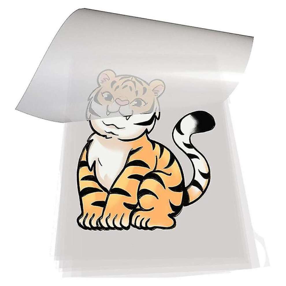 Dtf Transfer Film 100 Sheets-a4 Pet Heat Transfer Paper For Diy Direct On T-shirts.socks,bags, 8.3