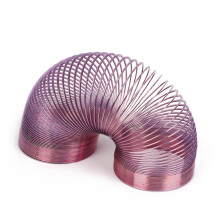 (purple) Walking Spring Toy Metal Fidget Toys