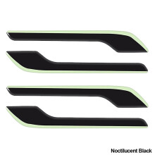(4pcs Car Luminous Door Handle Cover Protector Sticker Handle Kit Auto Styling Accessories For Tesla Model 3 Model Y 2022) 4pcs Car Luminous Door Handle Cover Protector Sticker Handle Kit Auto Styling Accessories For Tesla Model 3 Model Y 2022