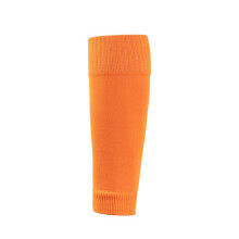 (orange 32-36) Polyester Football Calf Socks Long Tube Design Socks Adult Tibia Protective Socks 52.00g Football Training Calf Protect The Knee