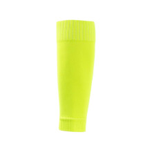 (Fluorescent Green) Polyester Football Calf Socks Long Tube Design Socks Adult Tibia Protective Socks 52.00g Football Training Calf Protect The Knee
