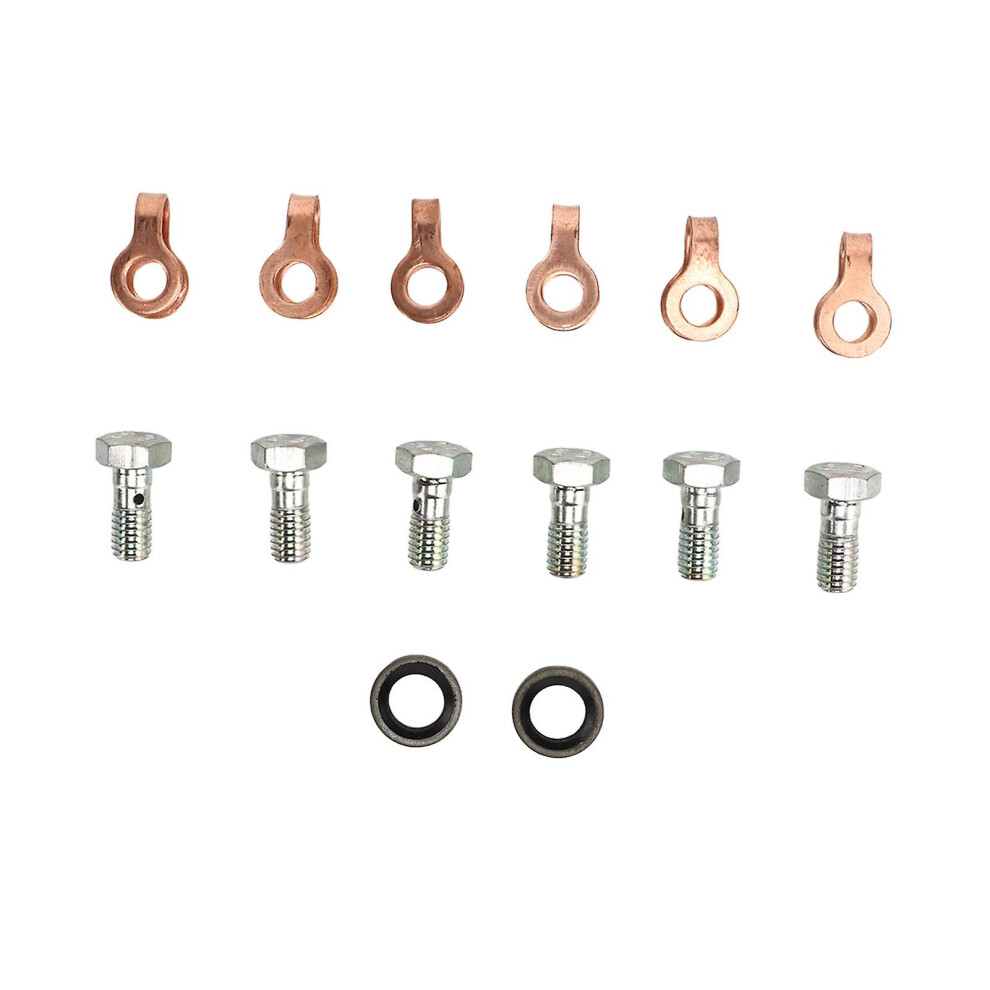 Fuel Return Line Banjo Bolt Kit 3905307 Replacement For Dodge Ram For Cummins 12V 4Bt 6Bt 6Ct 9152243596282