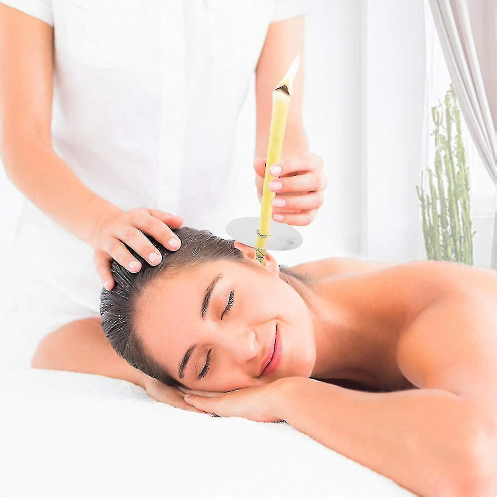 24pcs Natural Ear Candles,beeswax Hollow Cone Candling Non-toxic-image-OPC-PDQCZ6M-NEW