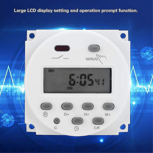 Timer Switch 12v Digital Electronic Lcd Time Relay Switch Programmable 2