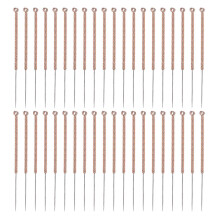 100pcs Disposable Acupuncture Needles Facial Needles Sterile Needles Copper Handle Needles