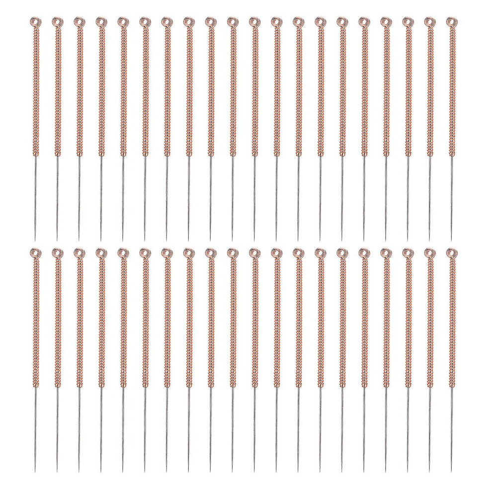 100pcs Disposable Acupuncture Needles Facial Needles Sterile Needles Copper Handle Needles