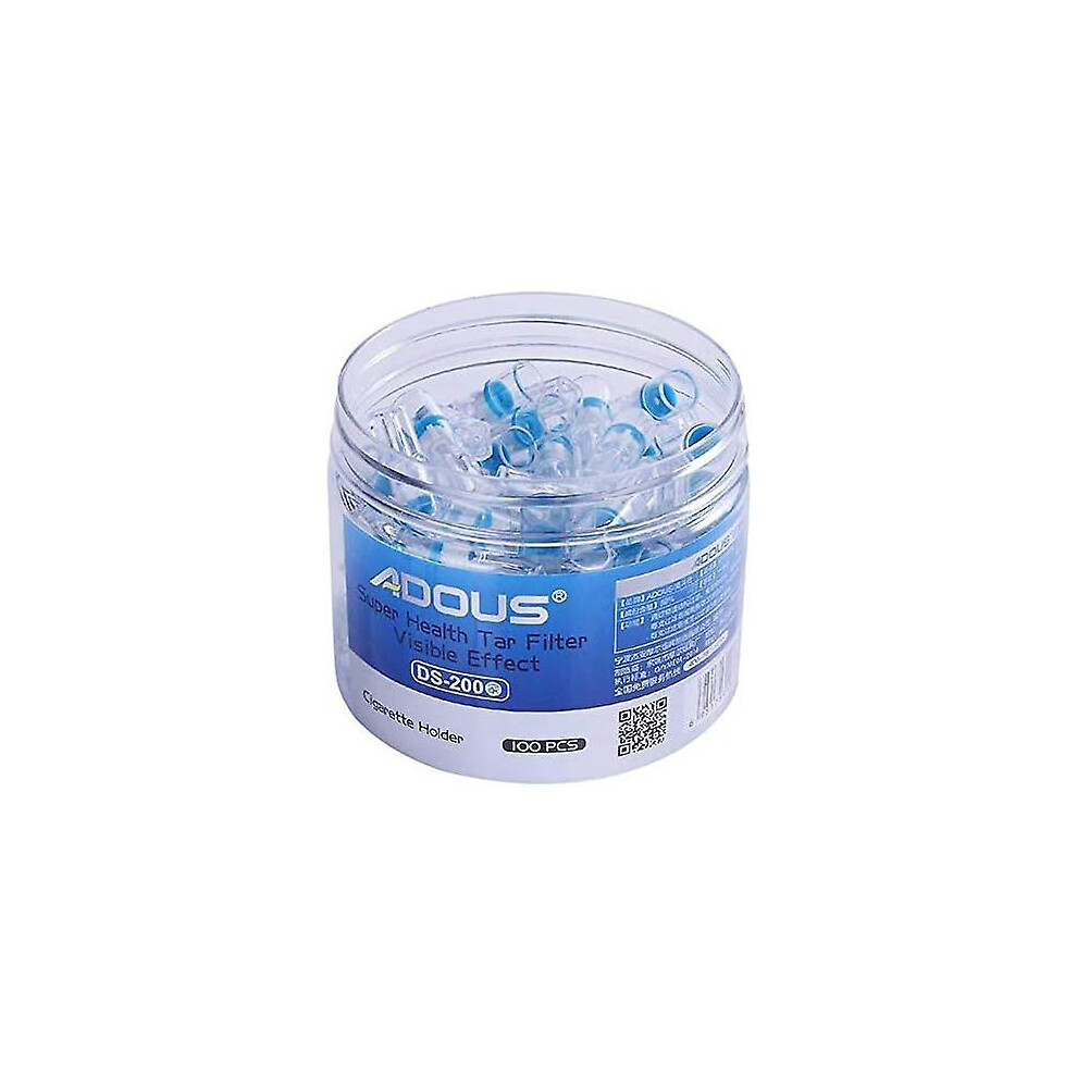 100 Pcs Disposable Cigarette Filters For Smokers, Cigarette Holder Filter, Tobacco Filters For Tar And Nicotine Reduction, Anti-tar Filter Tips