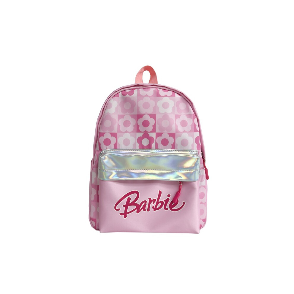 Rywolt (Flowers ) Barbie Backpack School Bag Cartoon Children Cute Student Anime And Loveliness Pink