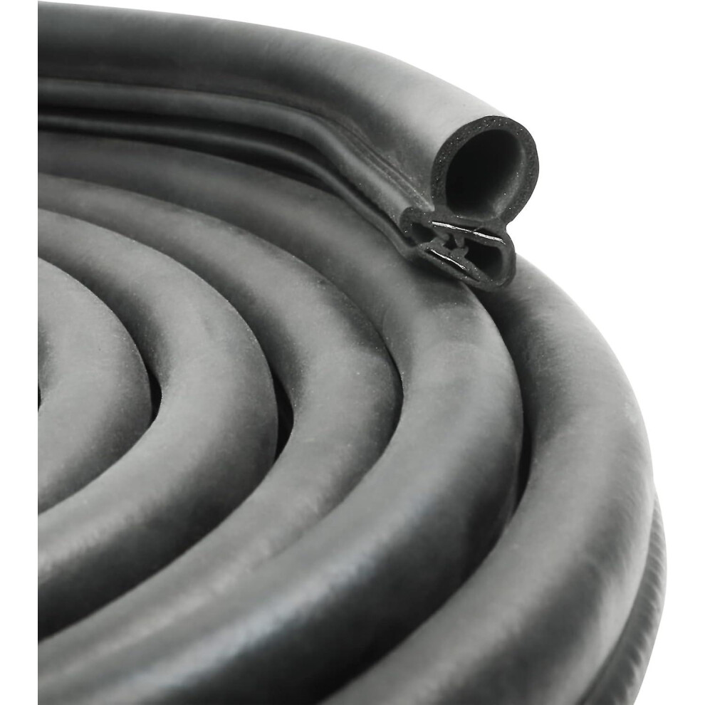 5M Car Door Rubber Seal Strip,Car Weather Striping U Shape Trim Seal, Door Seal Weatherstripping 9497821139452