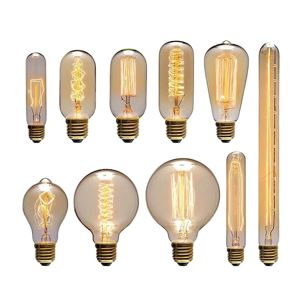 (G125 L, 4PCS) Edison Light Bulb E27 40w 220v Retro Vintage Edison Bulb Incandescent Ampoule Bulbs Vintage Edison Lamp Retro Light-image-OPC-PDQD789-NEW