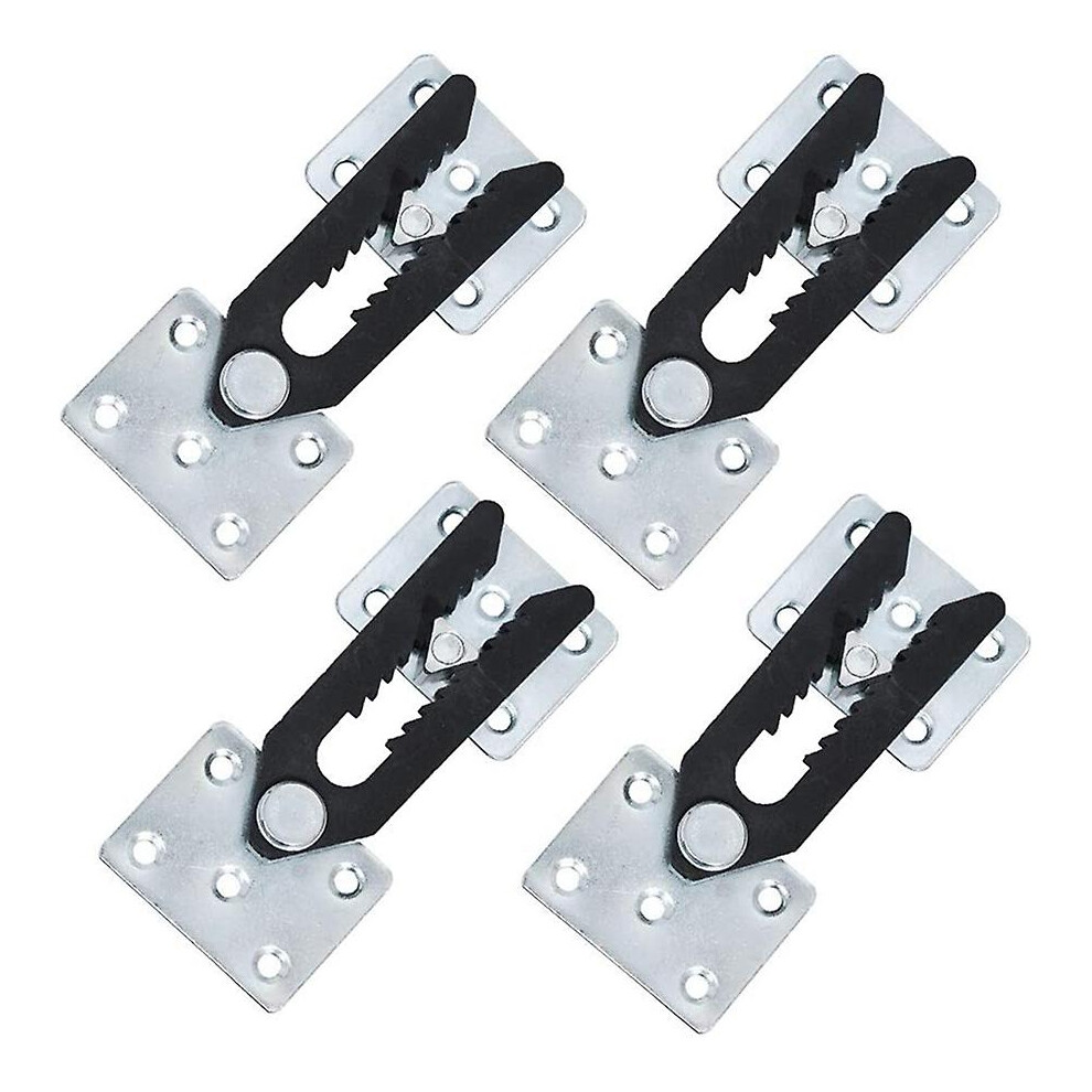 Sectional Couch Connector, 4 Pcs Metal Sofa Joint Snap Alligator Style Sectional Couch Connector 9152243609340