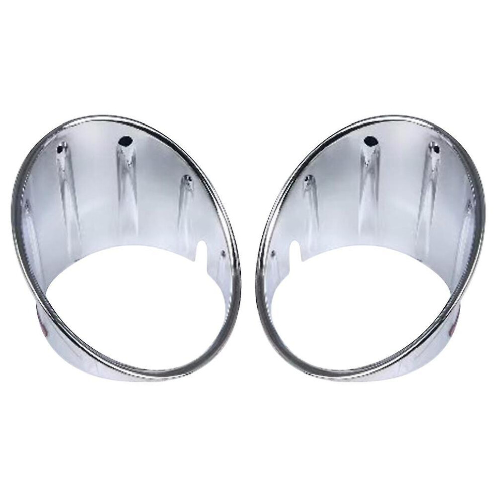For Mini Cooper R55 R56 R57 R58 R59 Chrome Fog Lamp Cover Front Bumper Ring Trim 51117248791 Light 9152243613781