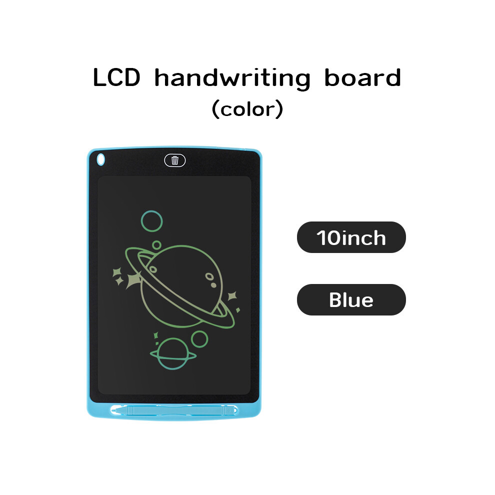 (10-C-BLUE) 8.5/10/16/inch LCD Writing Tablet Drawing Board Kids Graffiti Sketchpad Toys Handwriting Blackboard Magic Drawing Board Toy Gift