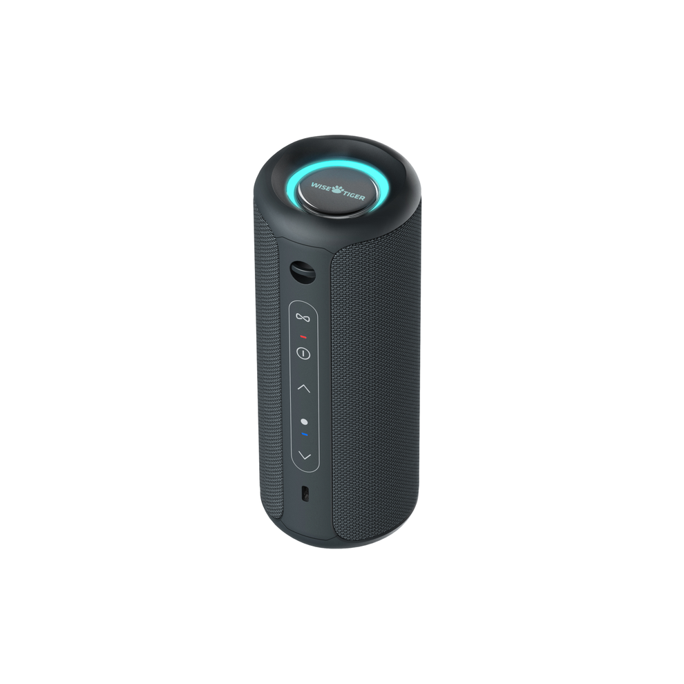 (Black) Portable Bluetooth Speaker 30W Ipx7 Waterproof Powerful Sound Box Black 9431138773596
