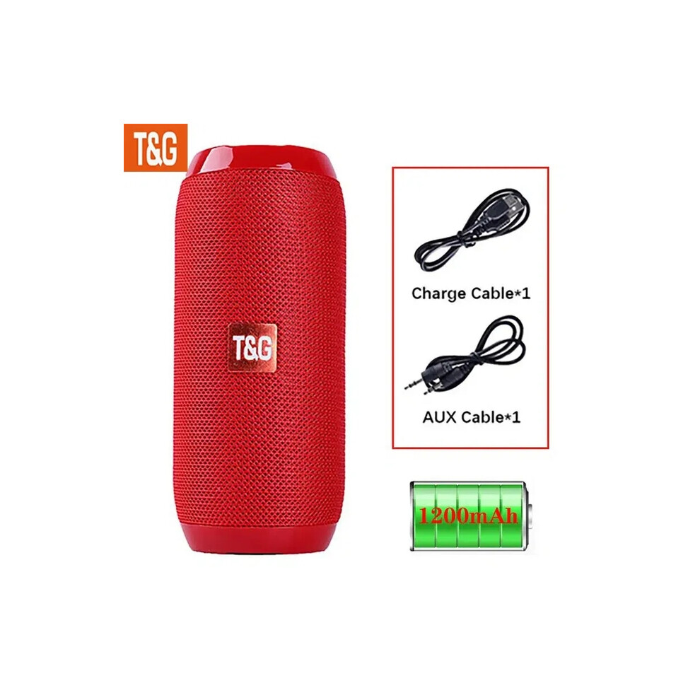 (Red) Wireless Bluetooth 5.3 Speaker Waterproof supports stereo surround portable speakers-image-OPC-PDQDD9F-NEW