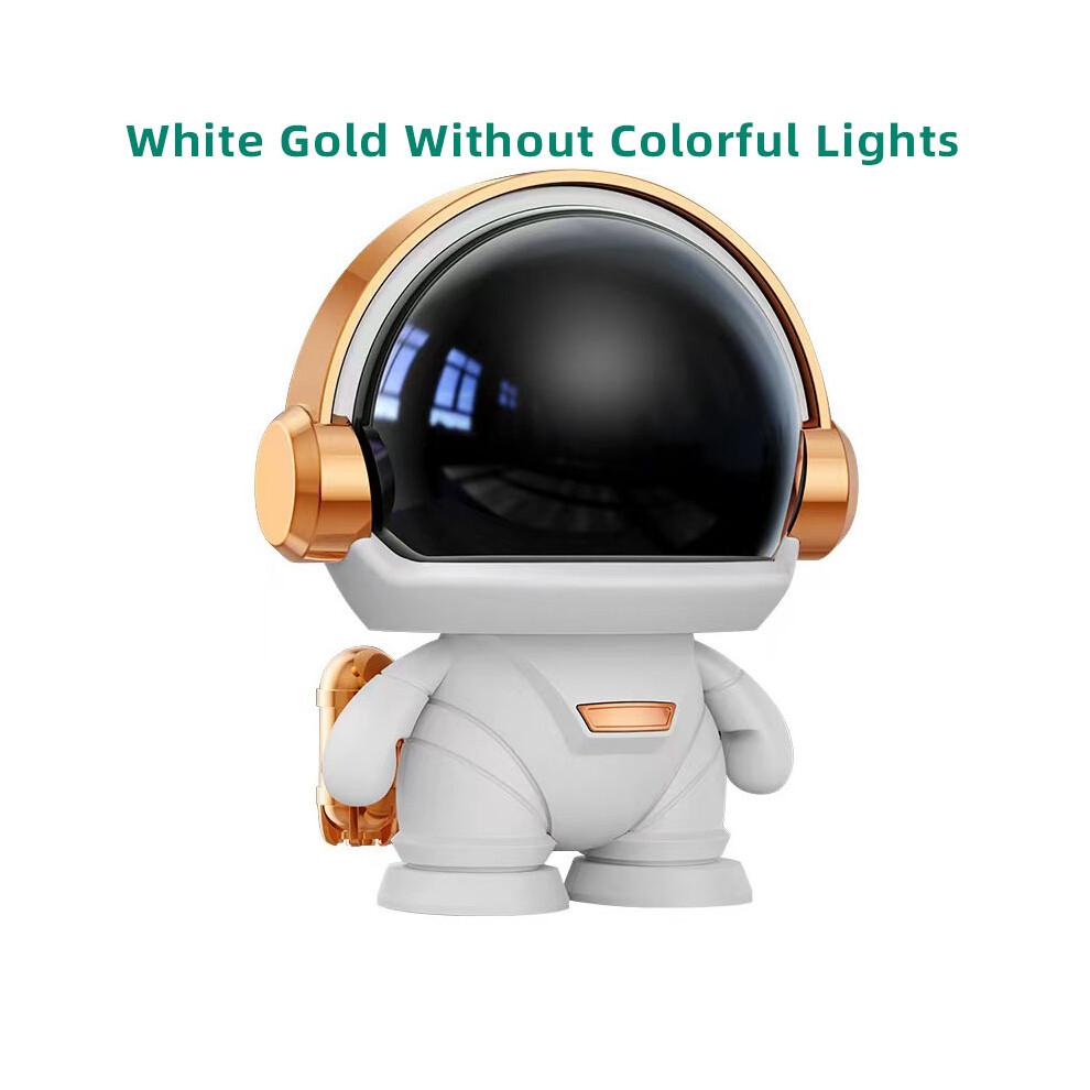 ( Gold) New Wireless Bluetooth Astronaut Astronaut Speaker Tws Couplet Cute Deskto White/Gold 9431138762101